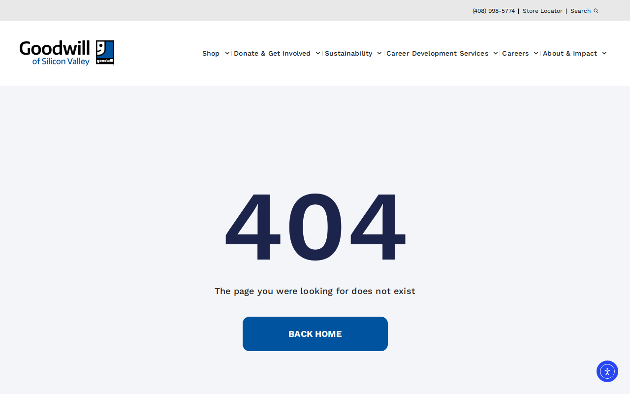 Goodwill Express Donation Center website preview