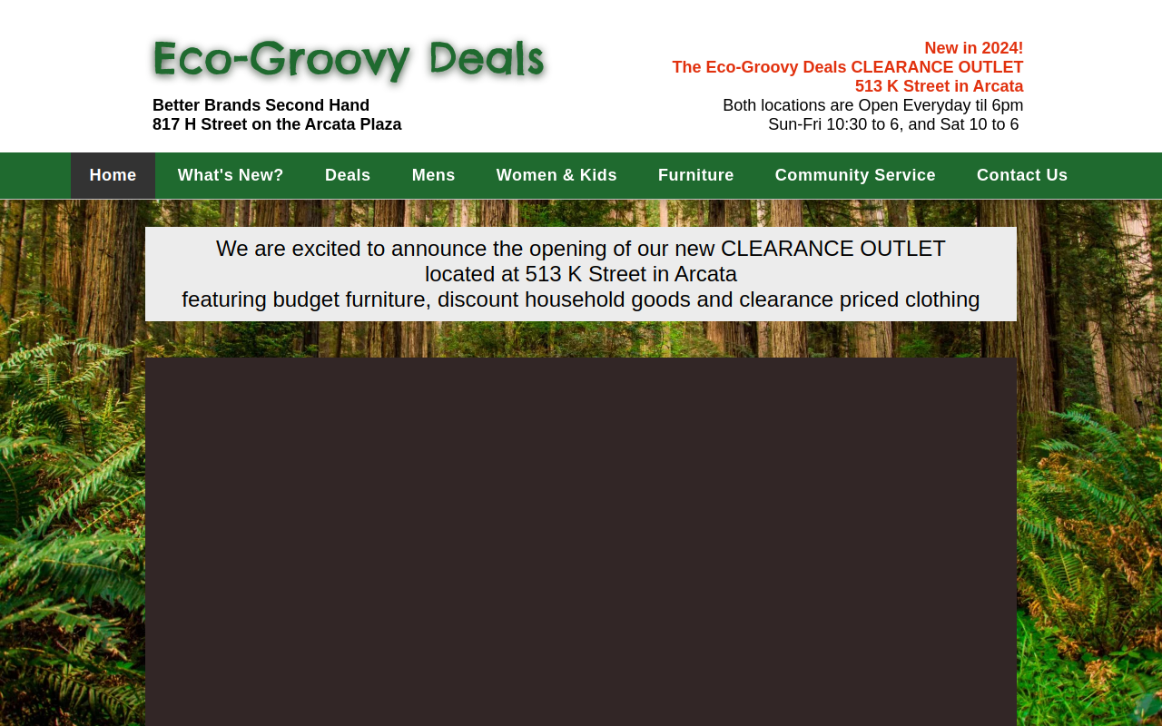 Eco-Groovy Deals website preview