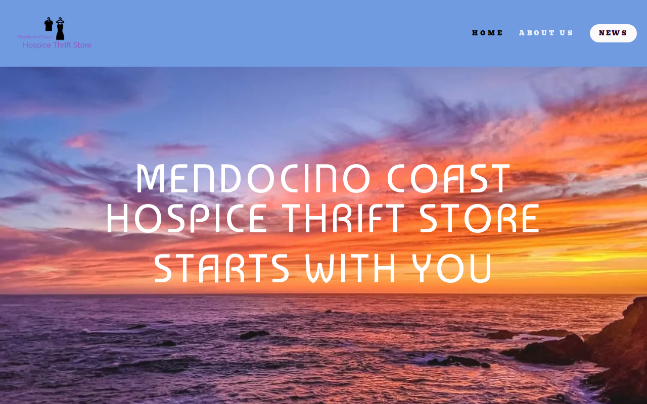 Hospice Thrift Store website preview