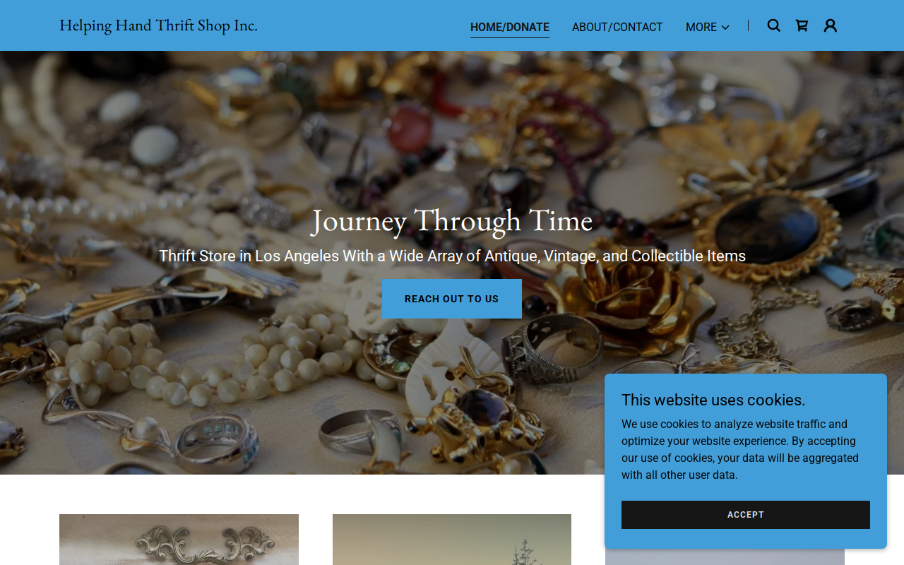 Helping Hand Thrift Shop website preview