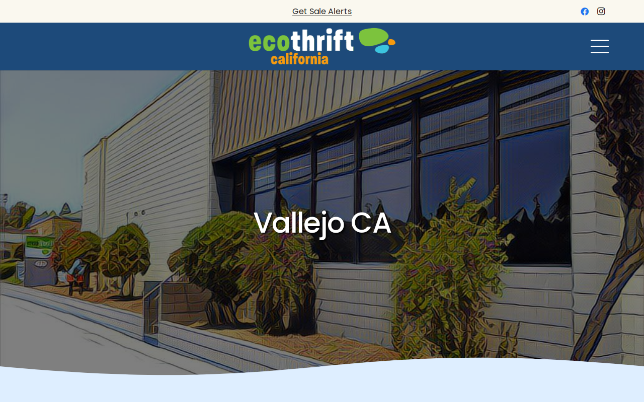Eco Thrift Vallejo website preview