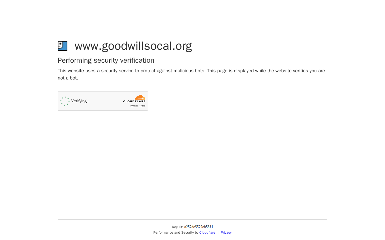 Goodwill - Los Angeles Outlet Store website preview