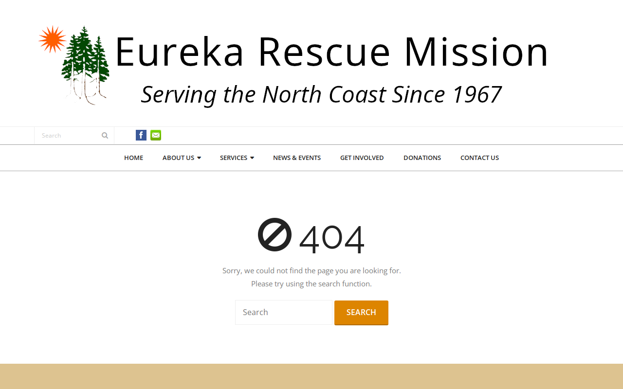 Rescue mission Thrift Store website preview