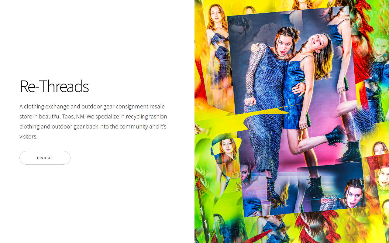 Re-Threads website preview