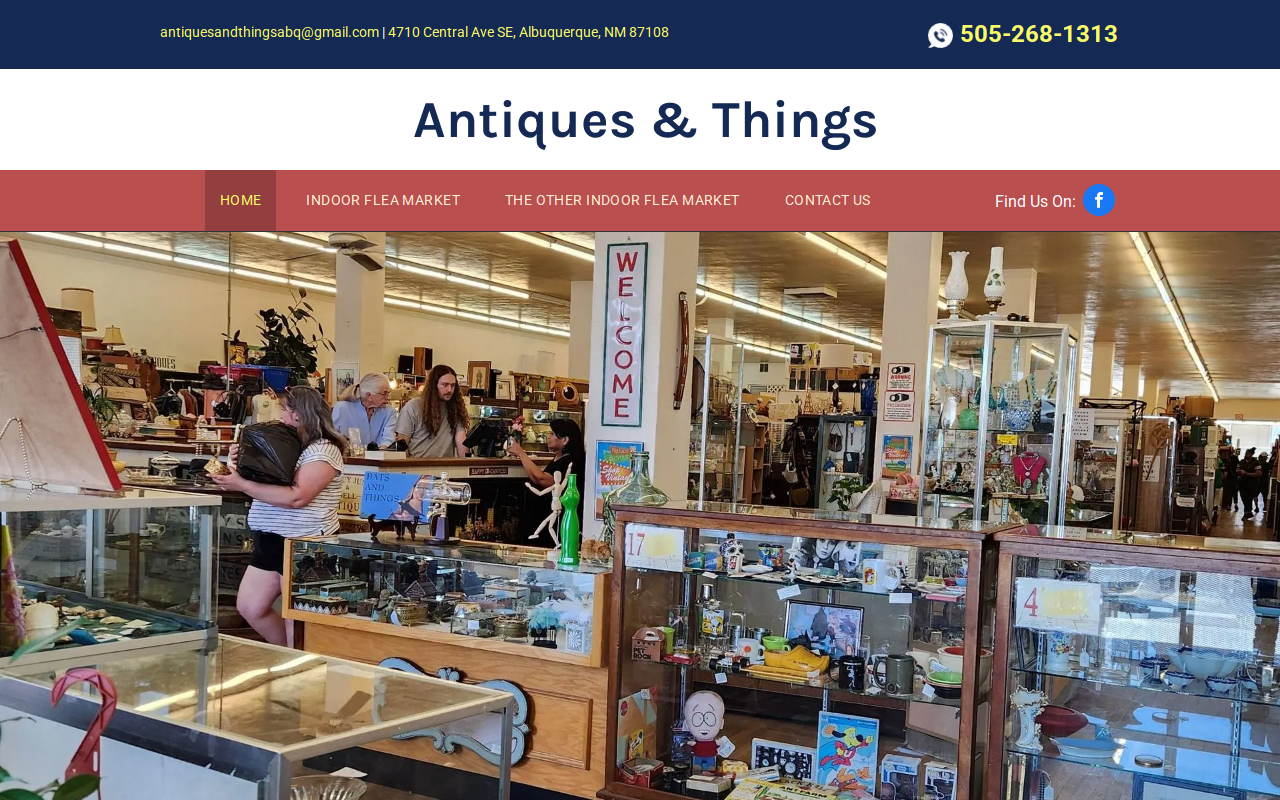 The Indoor Flea Market website preview