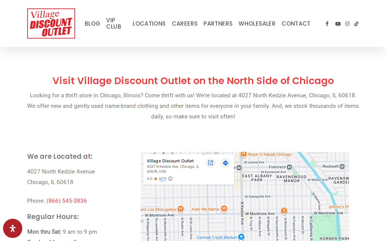 Village Thrift Store website preview