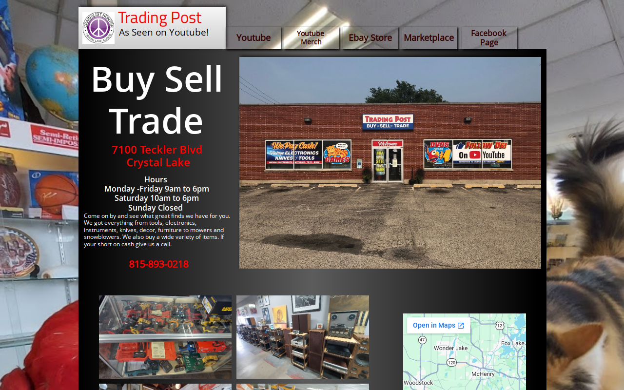 The Trading Post website preview