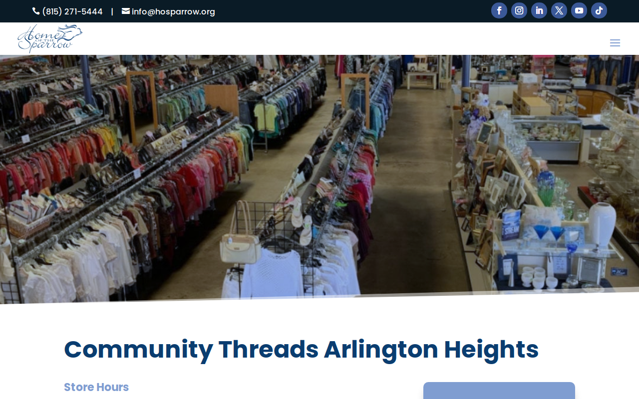 Community Threads website preview