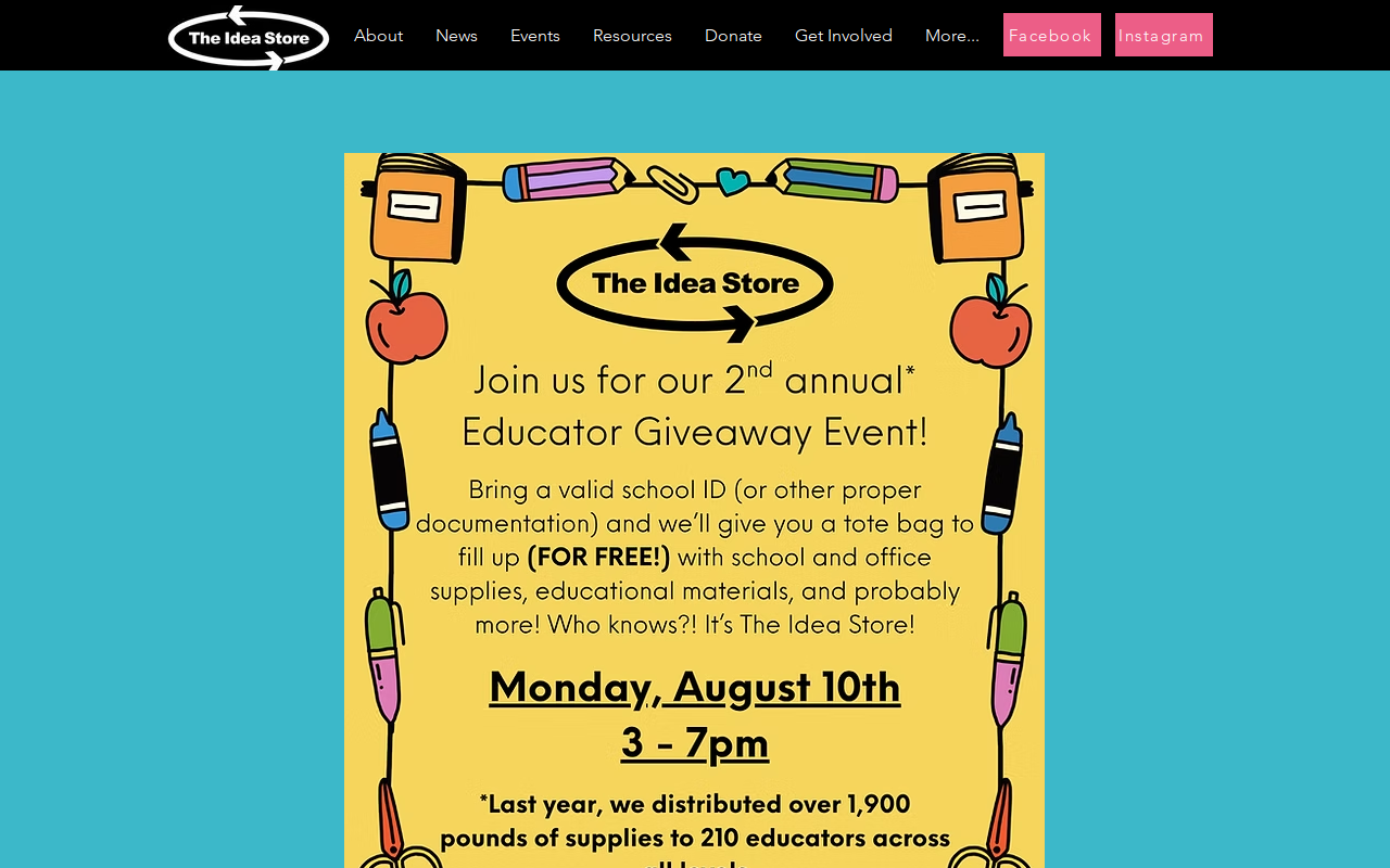 The Idea Store website preview