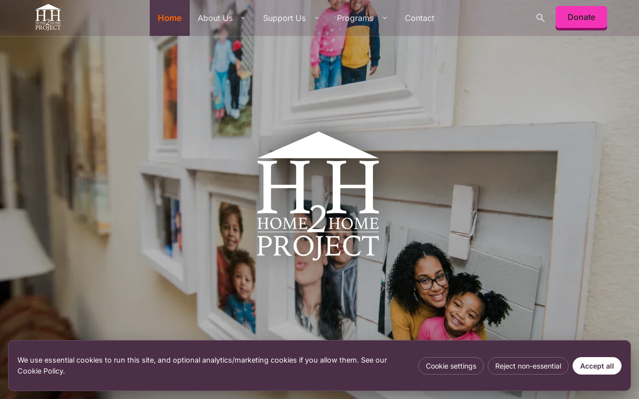 Home2Home Project website preview