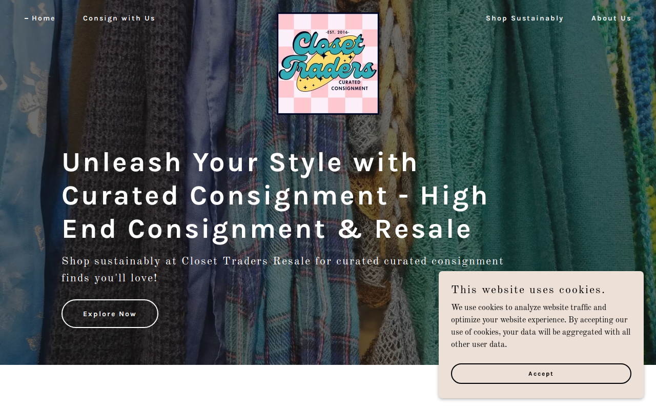 Closet Traders website preview