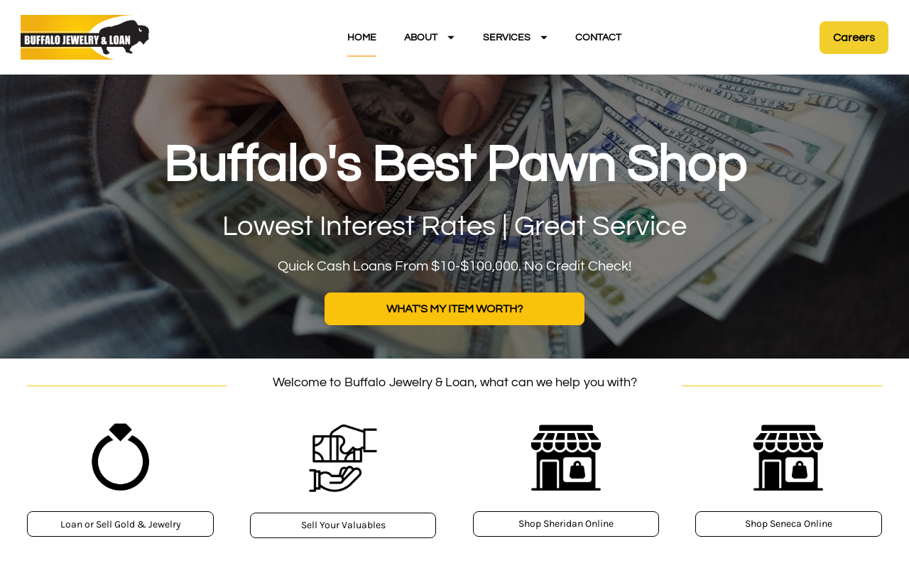 Buffalo Jewelry & Loan website preview