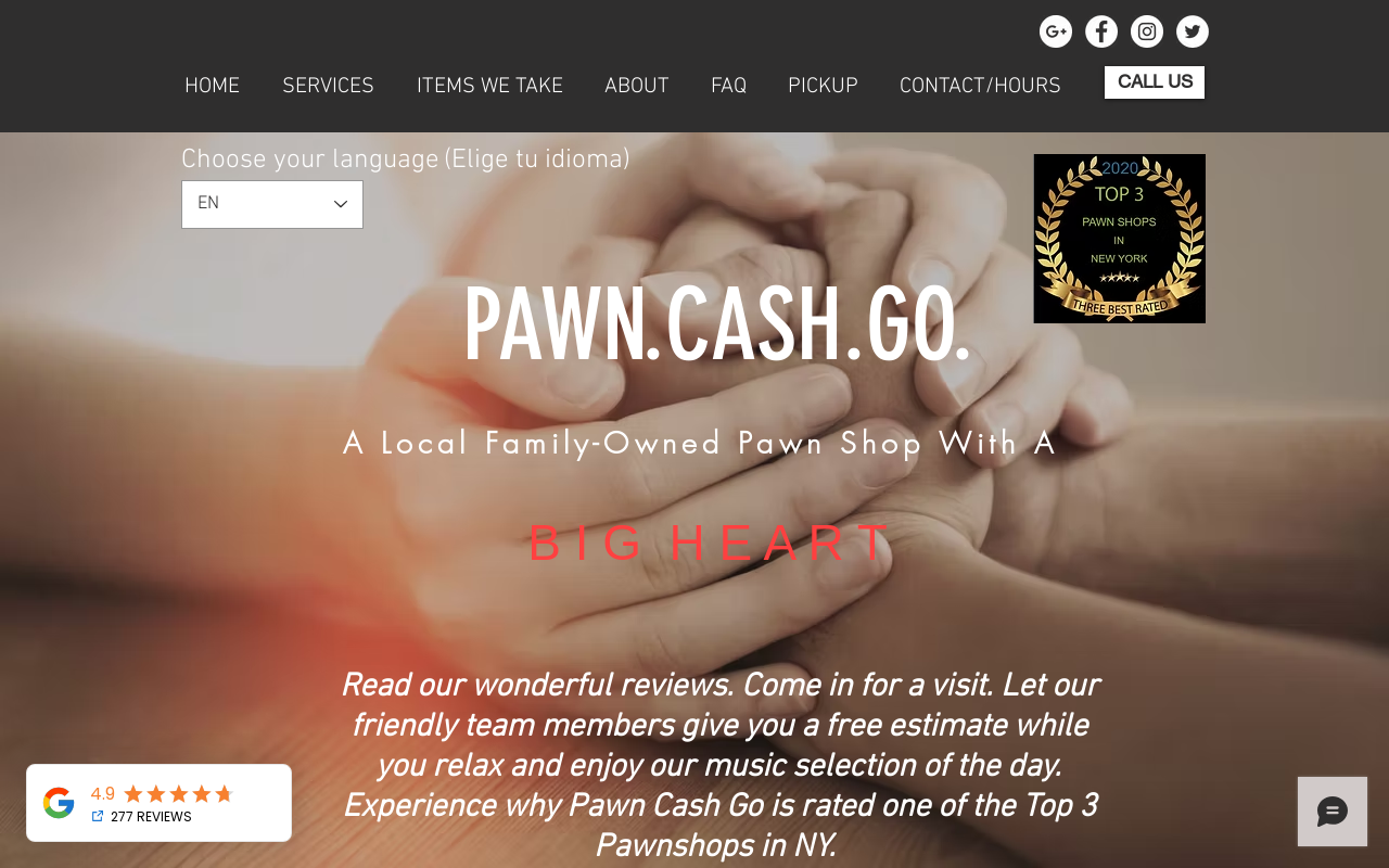 Pawn.Cash.Go website preview