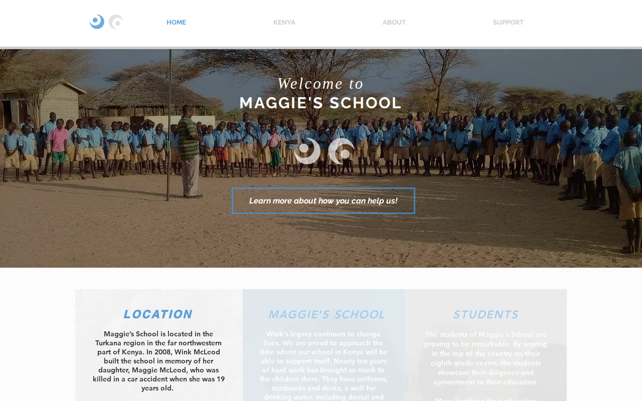 Maggie's School Resale Store website preview