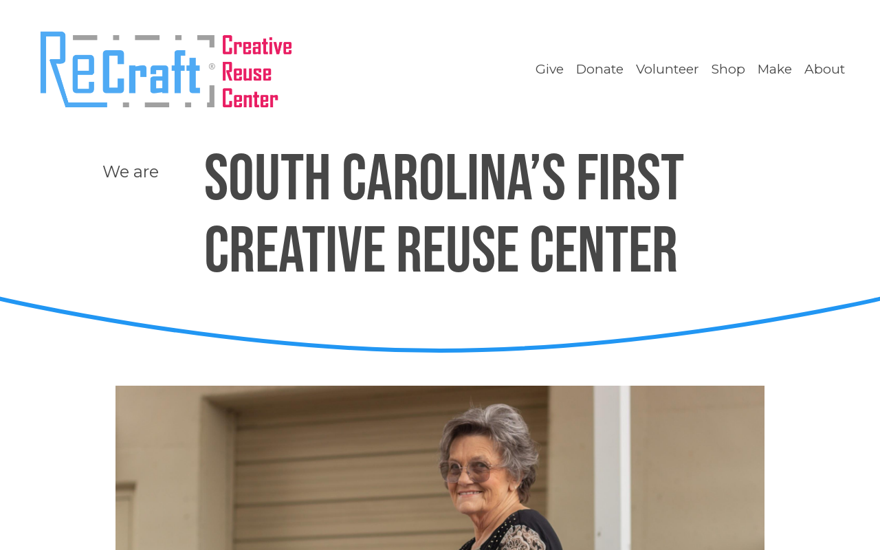 ReCraft Creative Reuse Center website preview