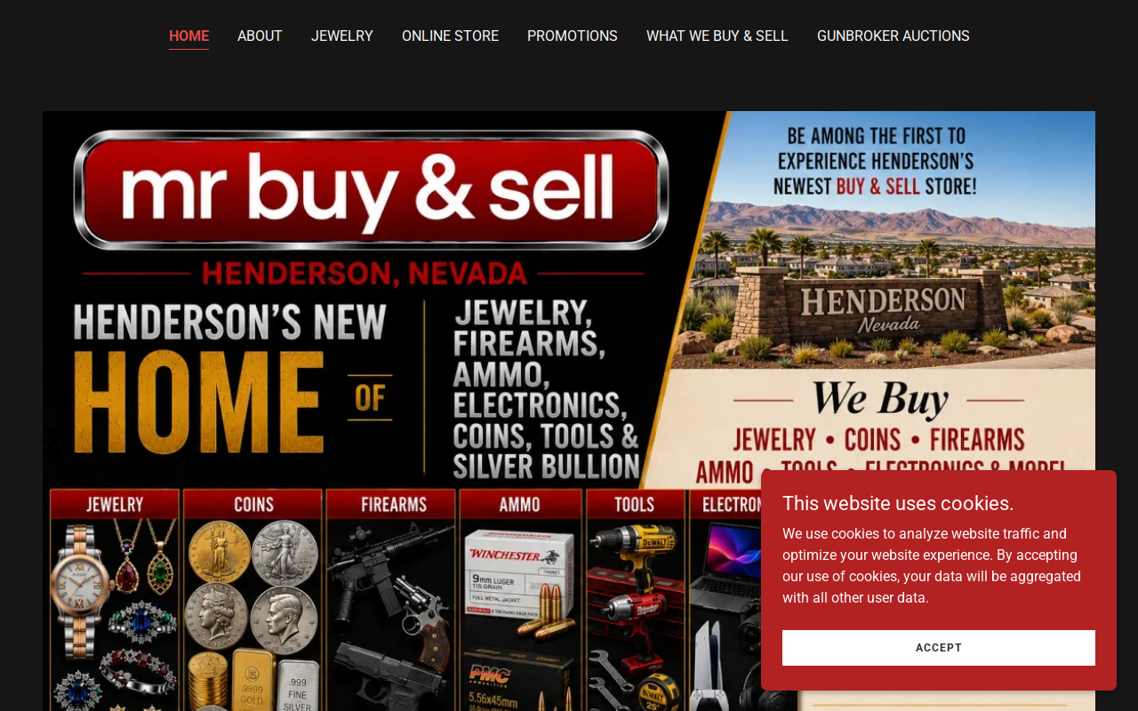 Mr Buy & Sell website preview