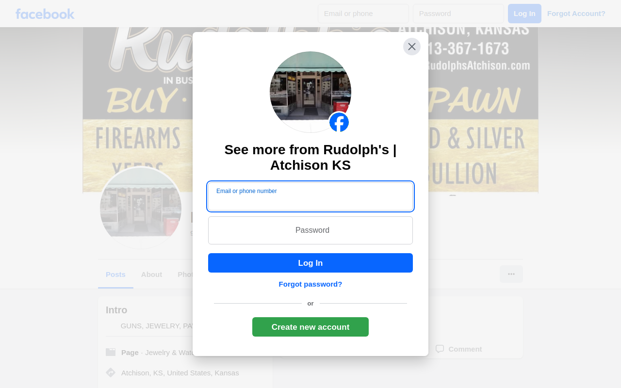 Rudolph's website preview
