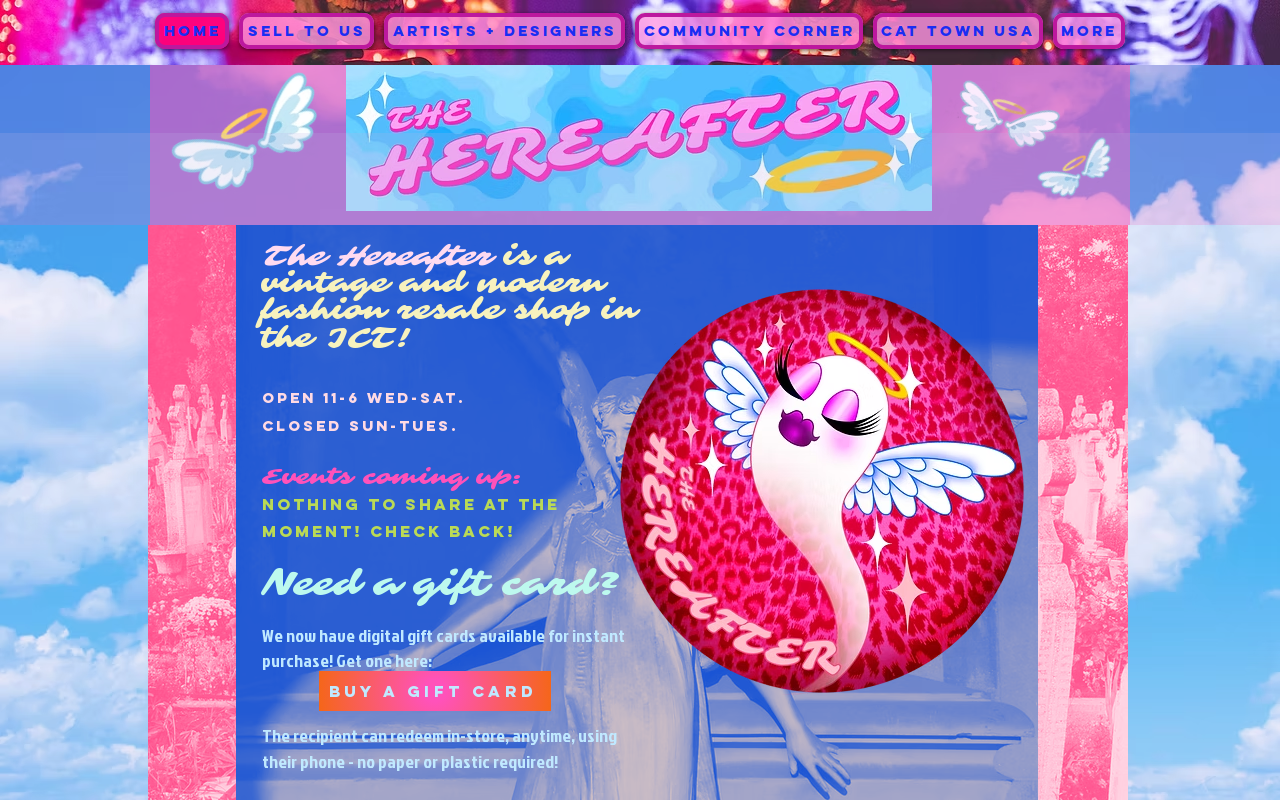 The Hereafter website preview