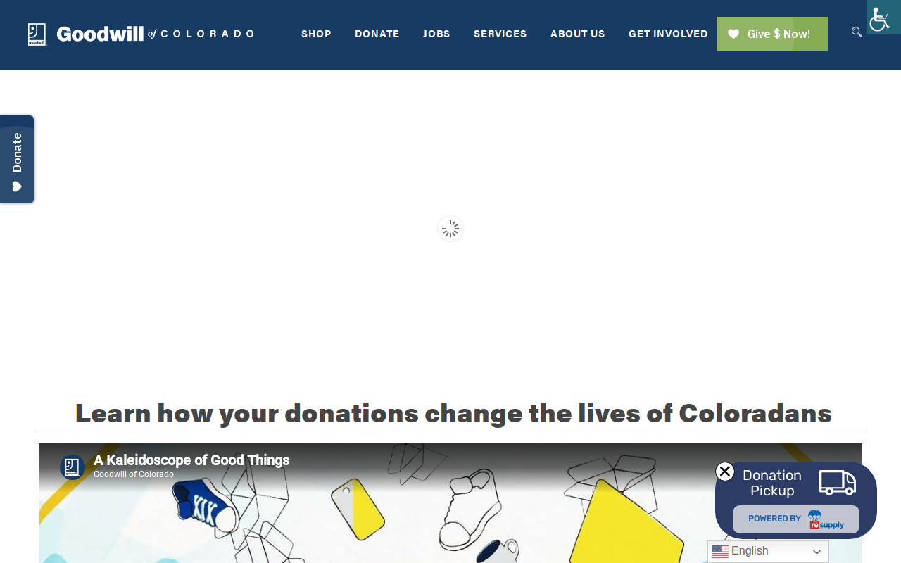 Goodwill website preview