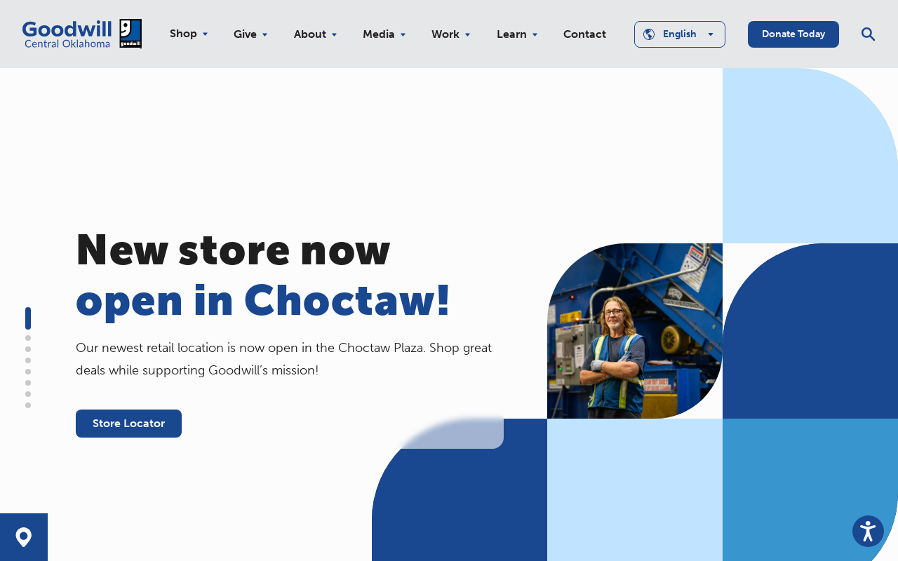 Goodwill Thrift Store & Donation Center website preview