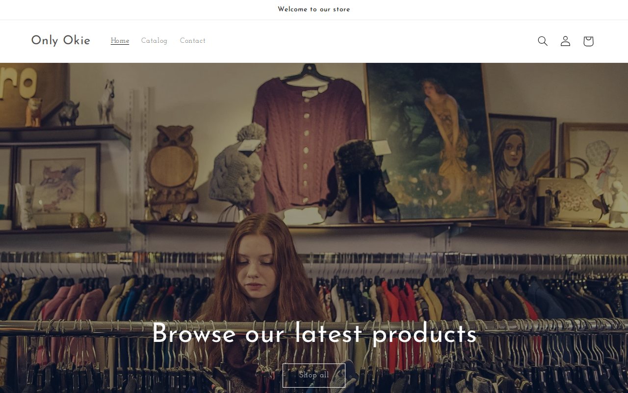 Only Okie website preview