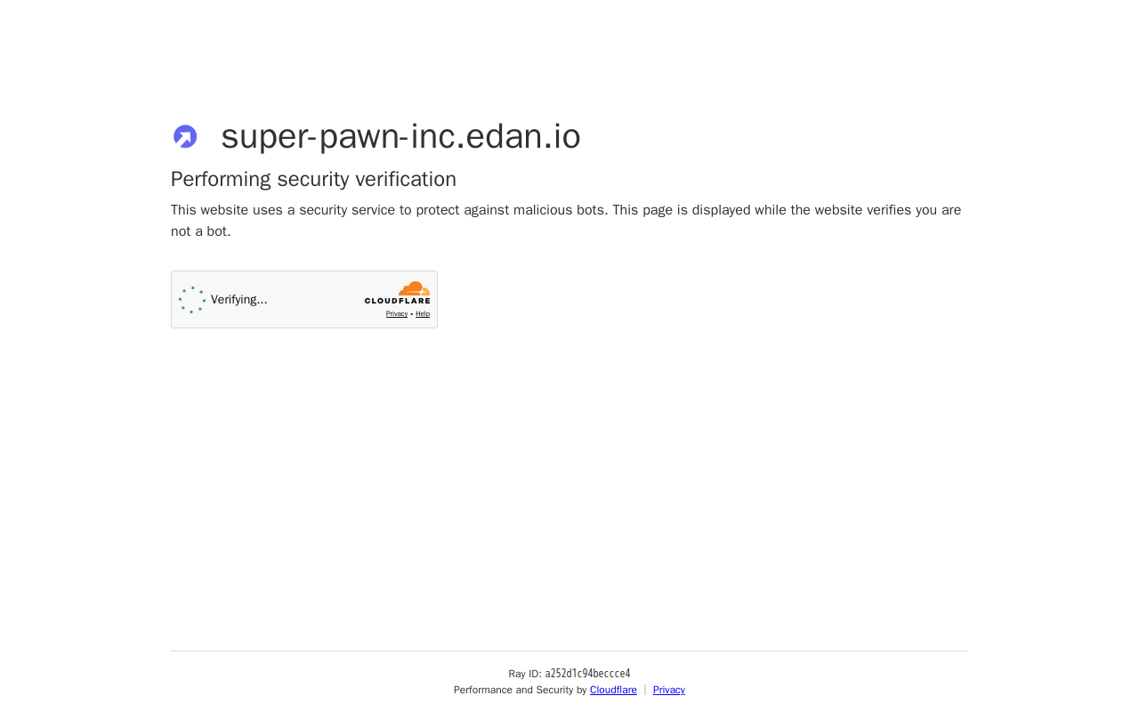 Super Pawn Inc website preview