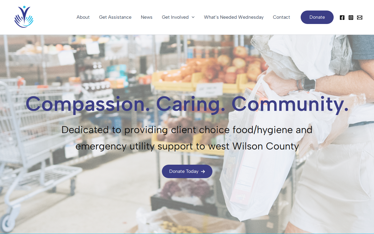 Mt. Juliet Help Center website preview