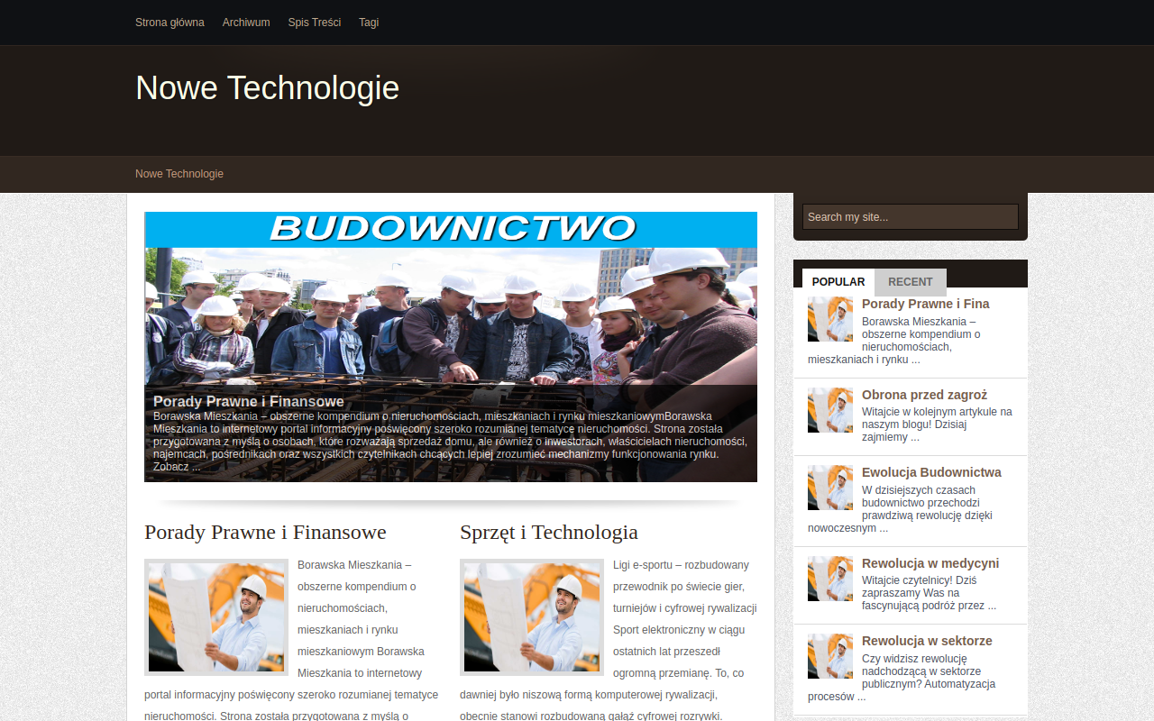 Hidden Treasures website preview