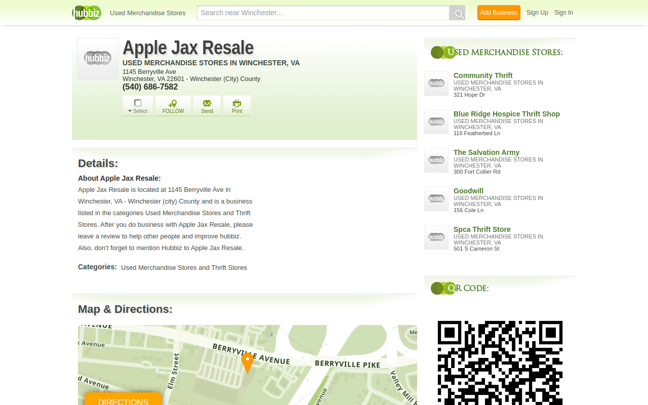 Apple Jax Resale website preview