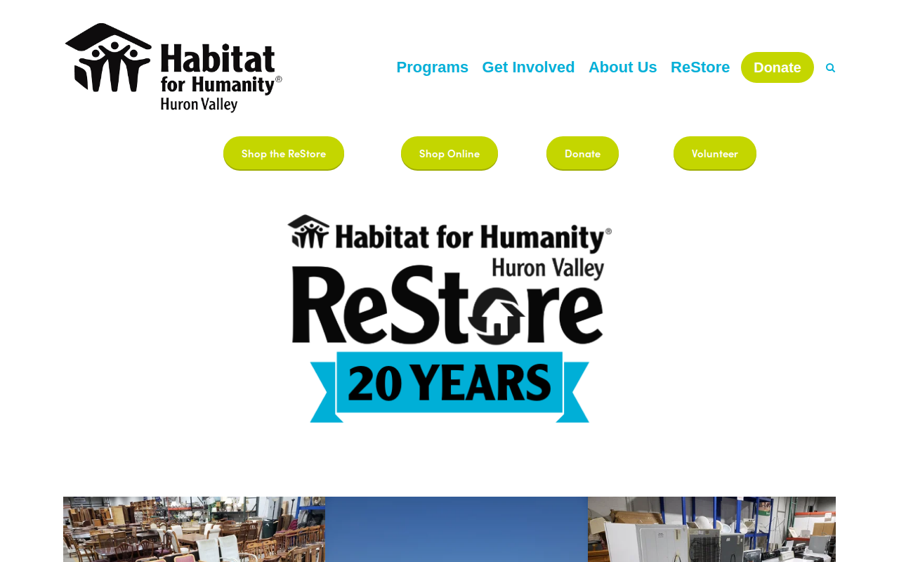 Habitat for Humanity ReStore website preview
