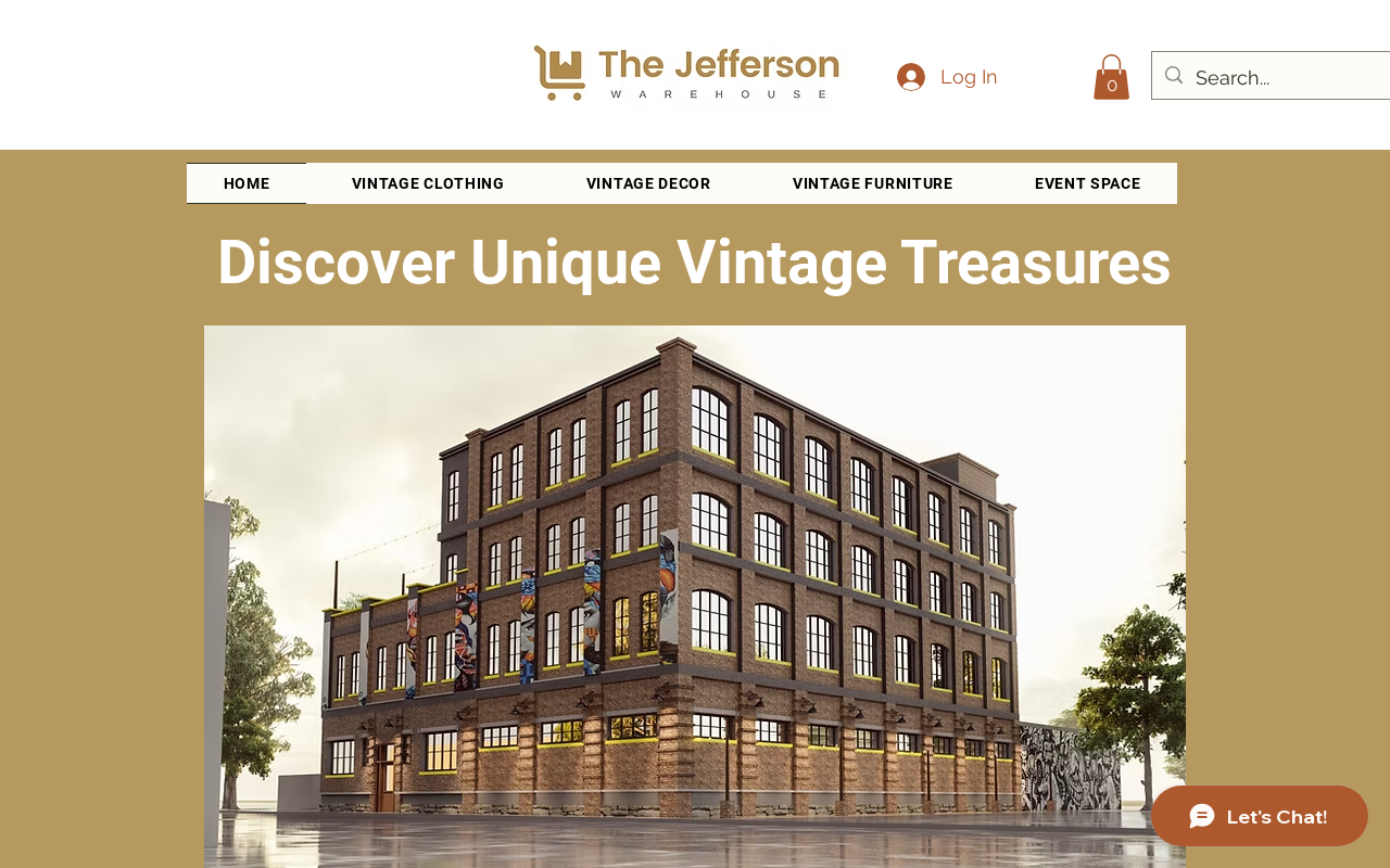 The Jefferson Warehouse website preview