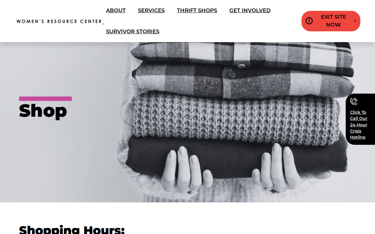 Women's Resource Center Thrift Shop website preview