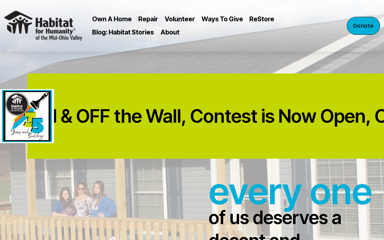Habitat for Humanity ReStore website preview