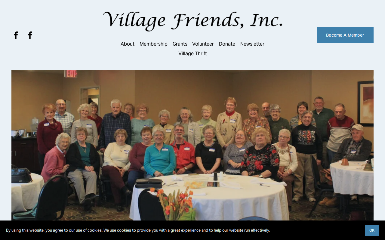 The Village Thrift website preview