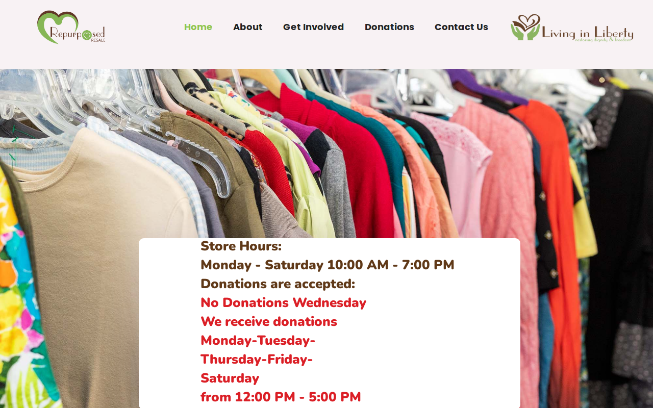 Repurposed website preview