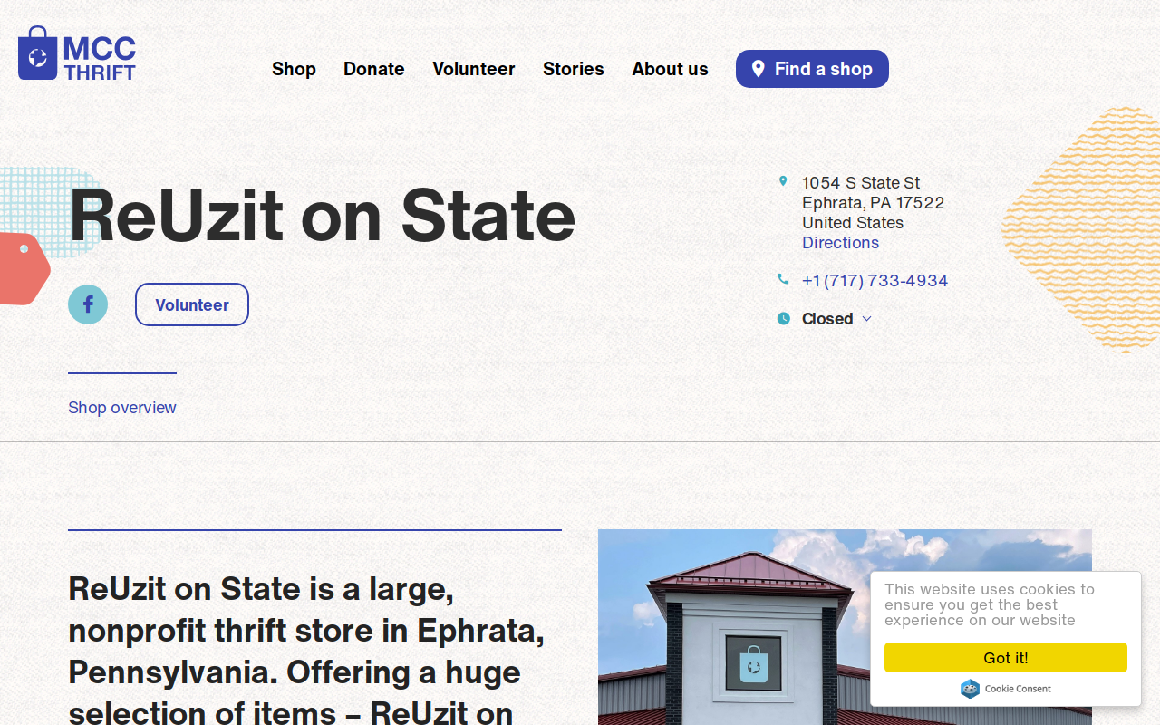 ReUzit On State website preview