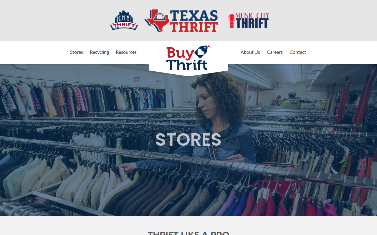 City Thrift website preview