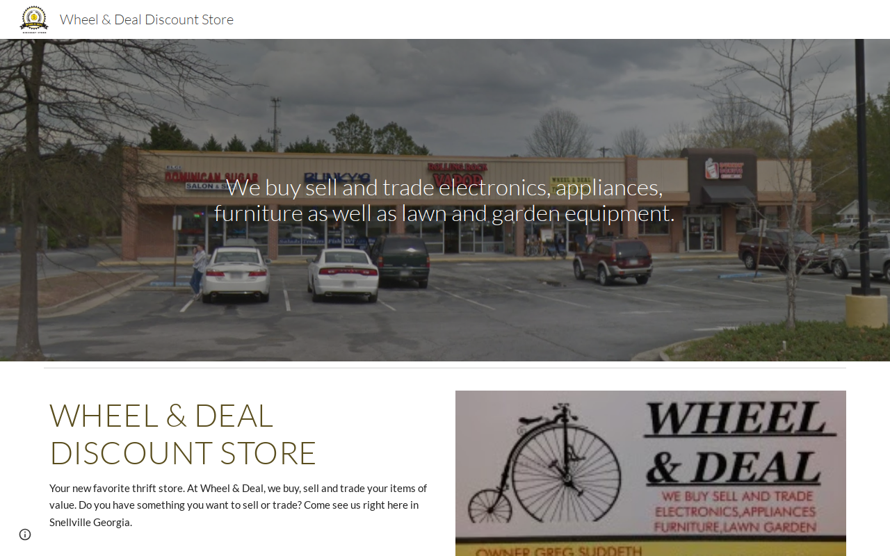 Wheel & Deal Thrift Store website preview