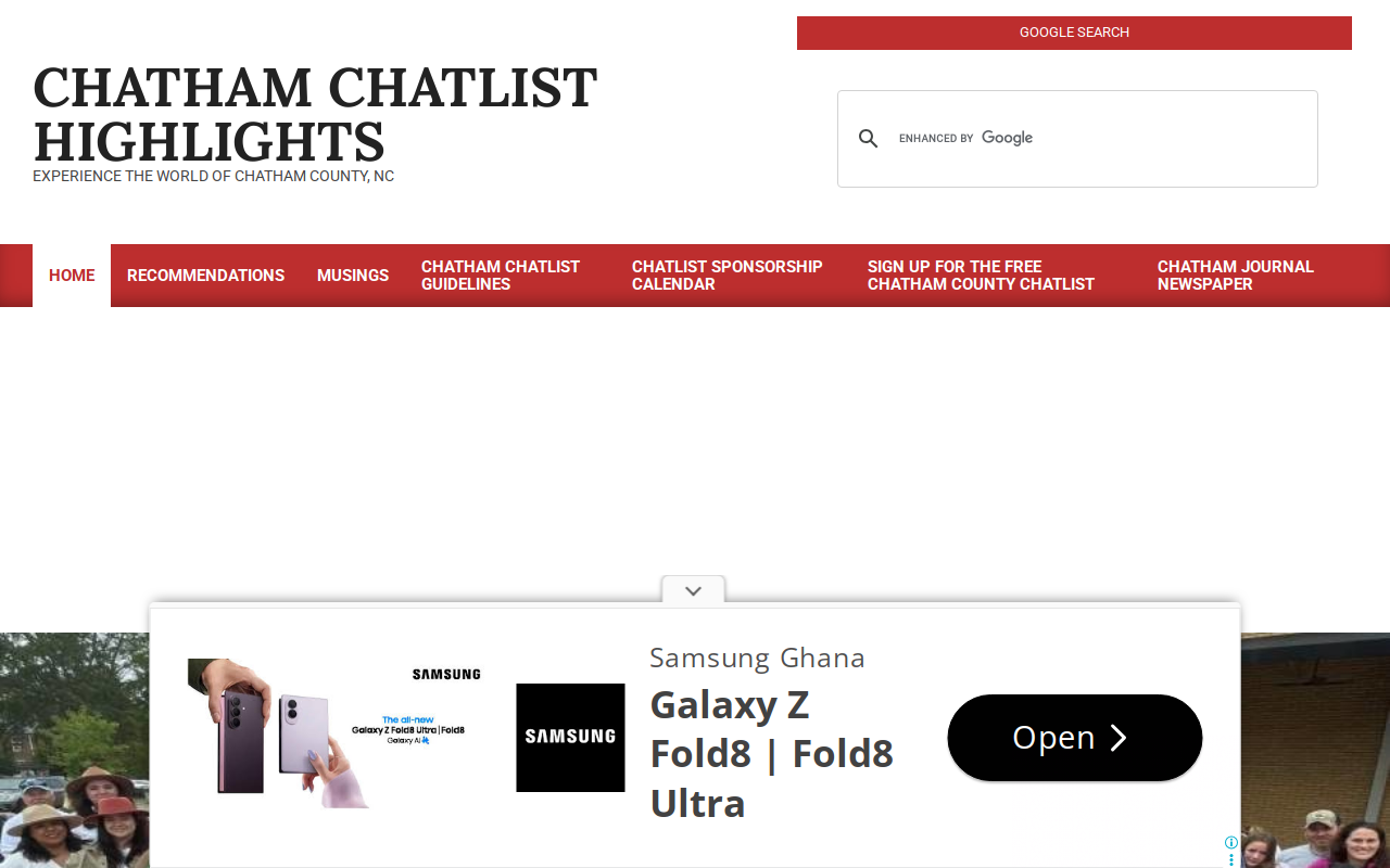 Chatham PTA Thrift Shop website preview