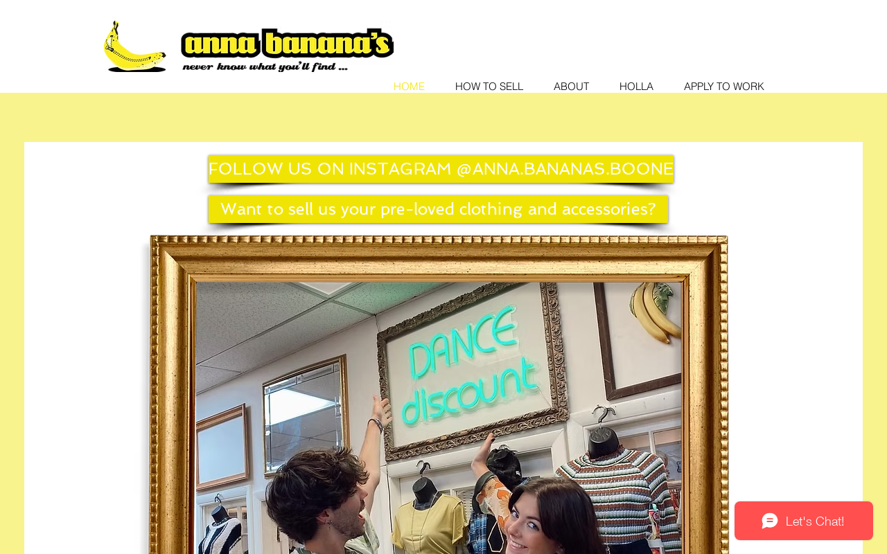 Anna Banana's Fine Consignment website preview