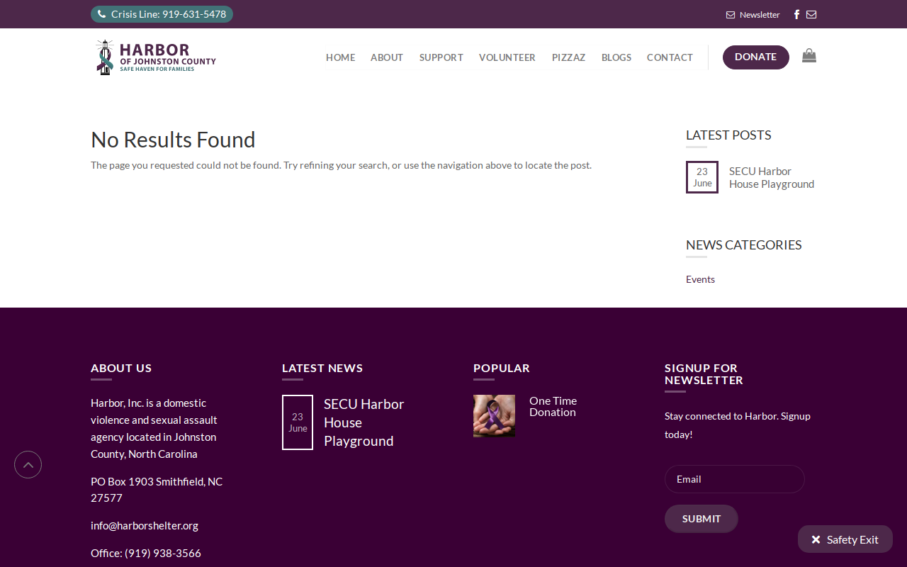 Pizazz website preview