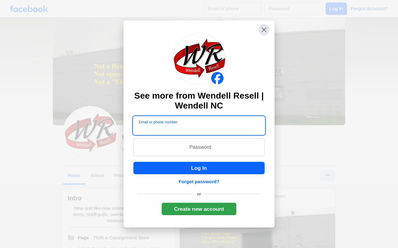 Wendell Resell website preview