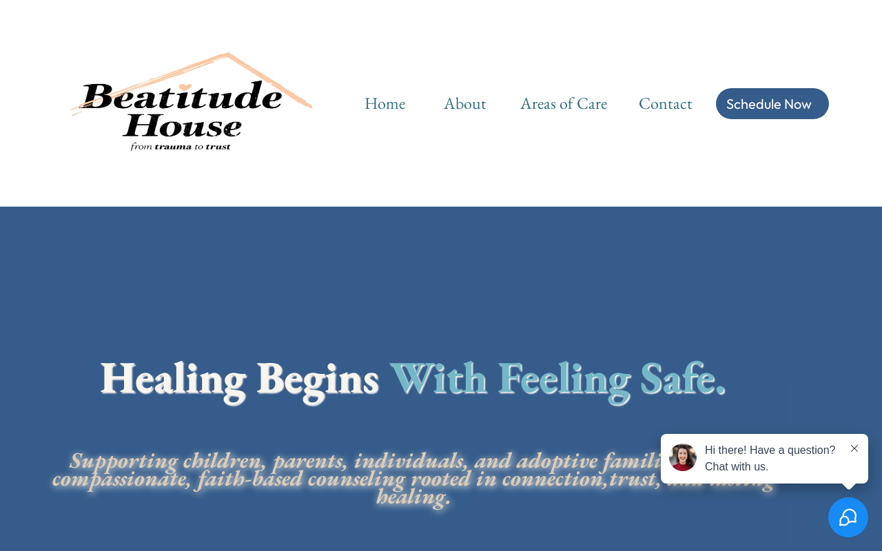 Beatitude House website preview