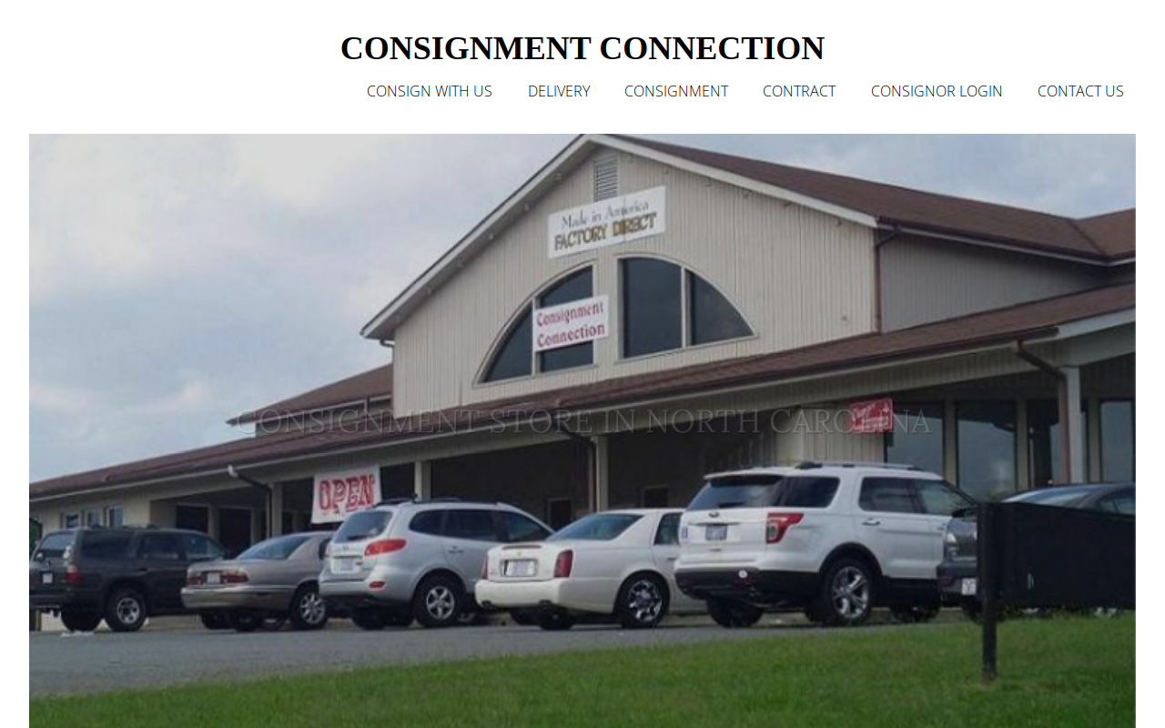 Consignment Connection website preview