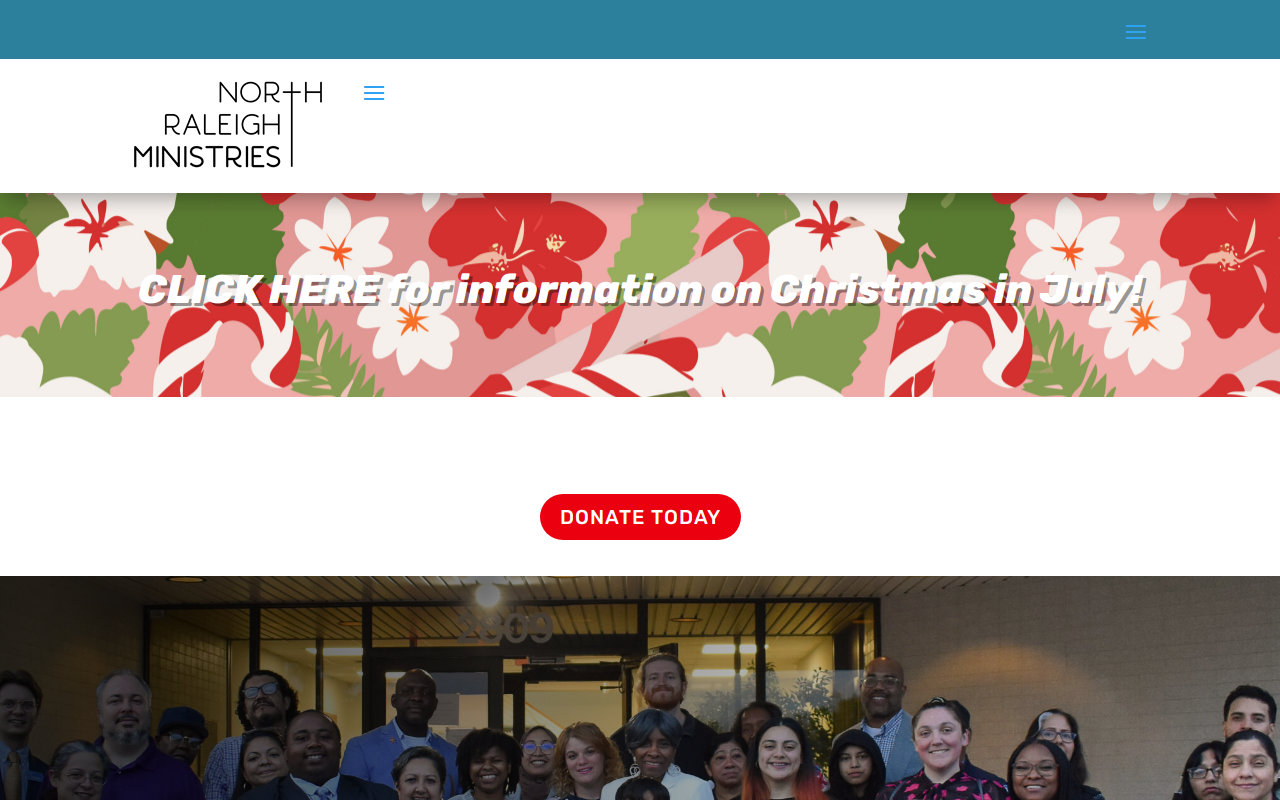 North Raleigh Ministries website preview