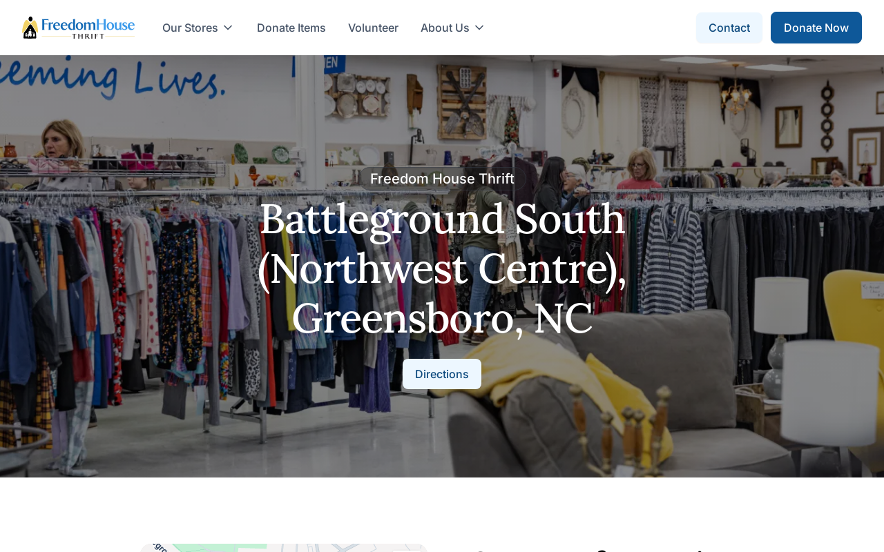 FreedomHouse Thrift website preview