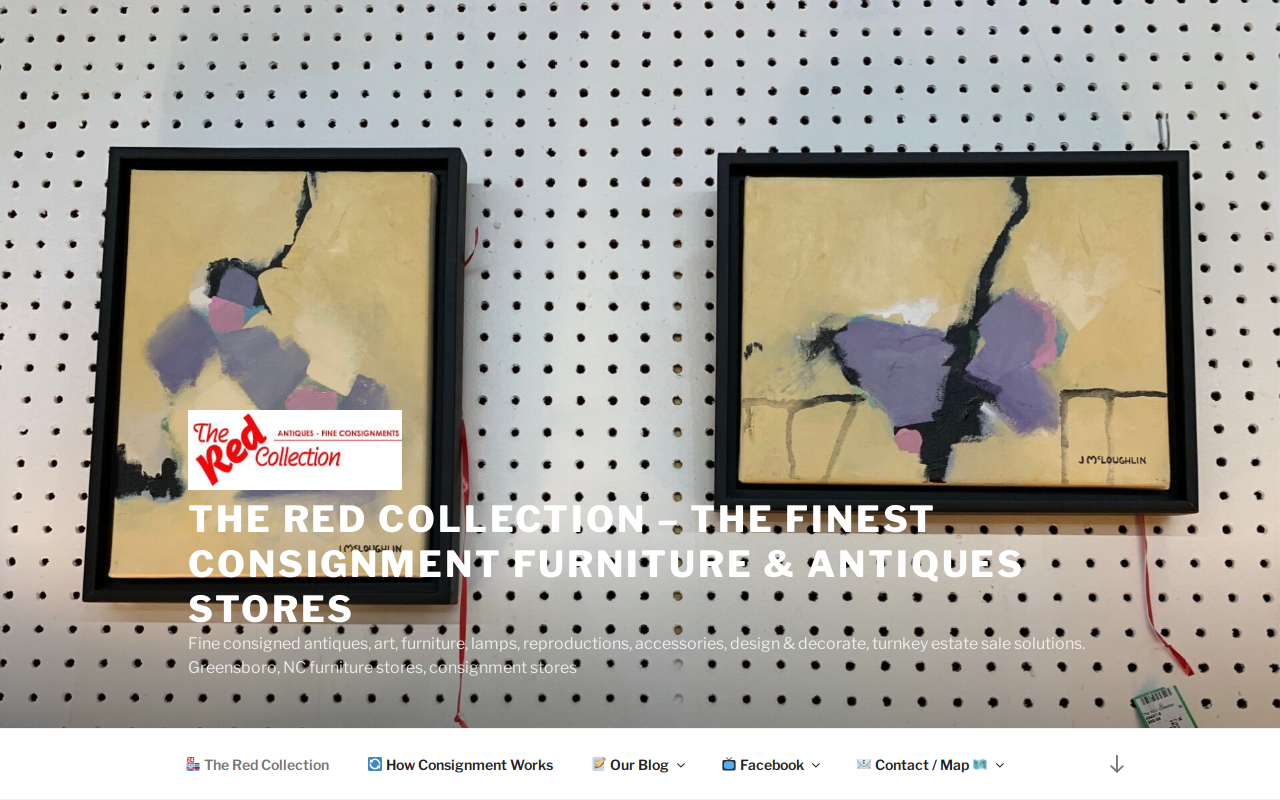 The Red Collection website preview
