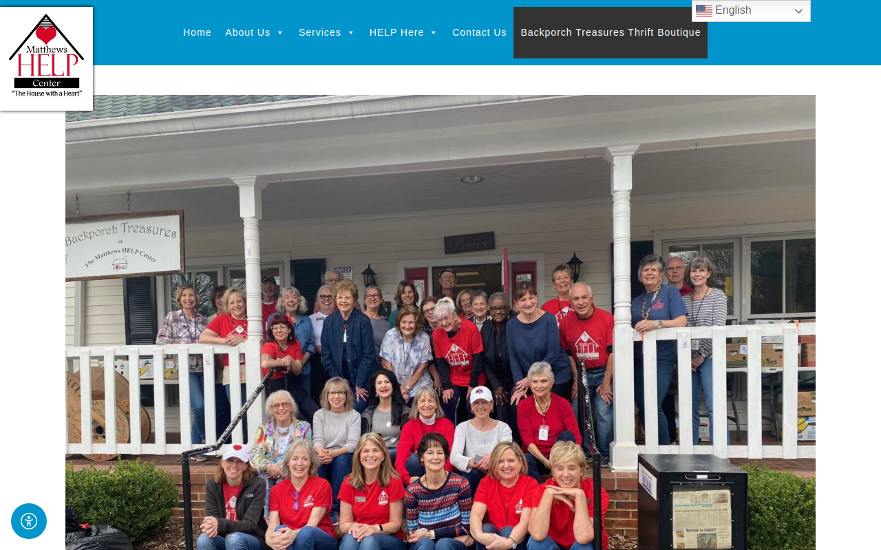Backporch Treasures Thrift Boutique website preview