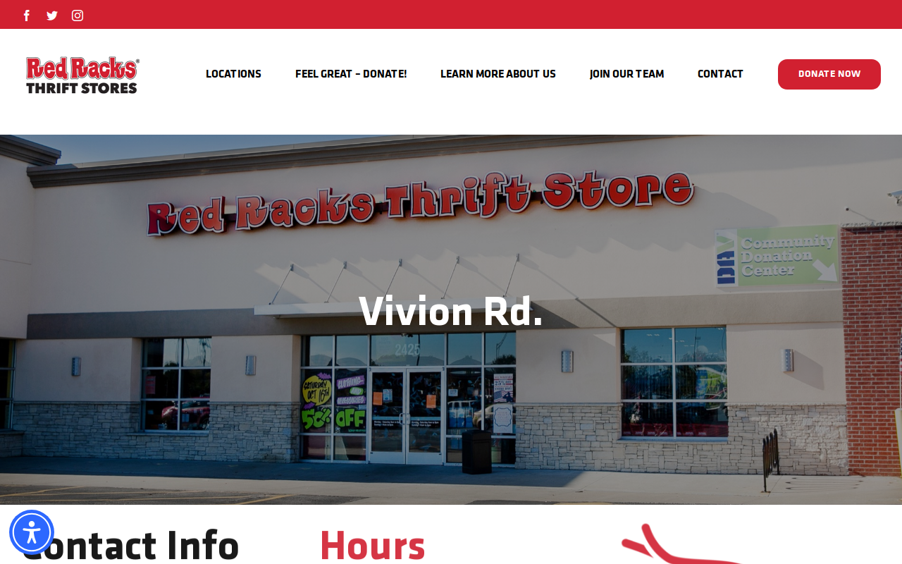 Red Racks website preview