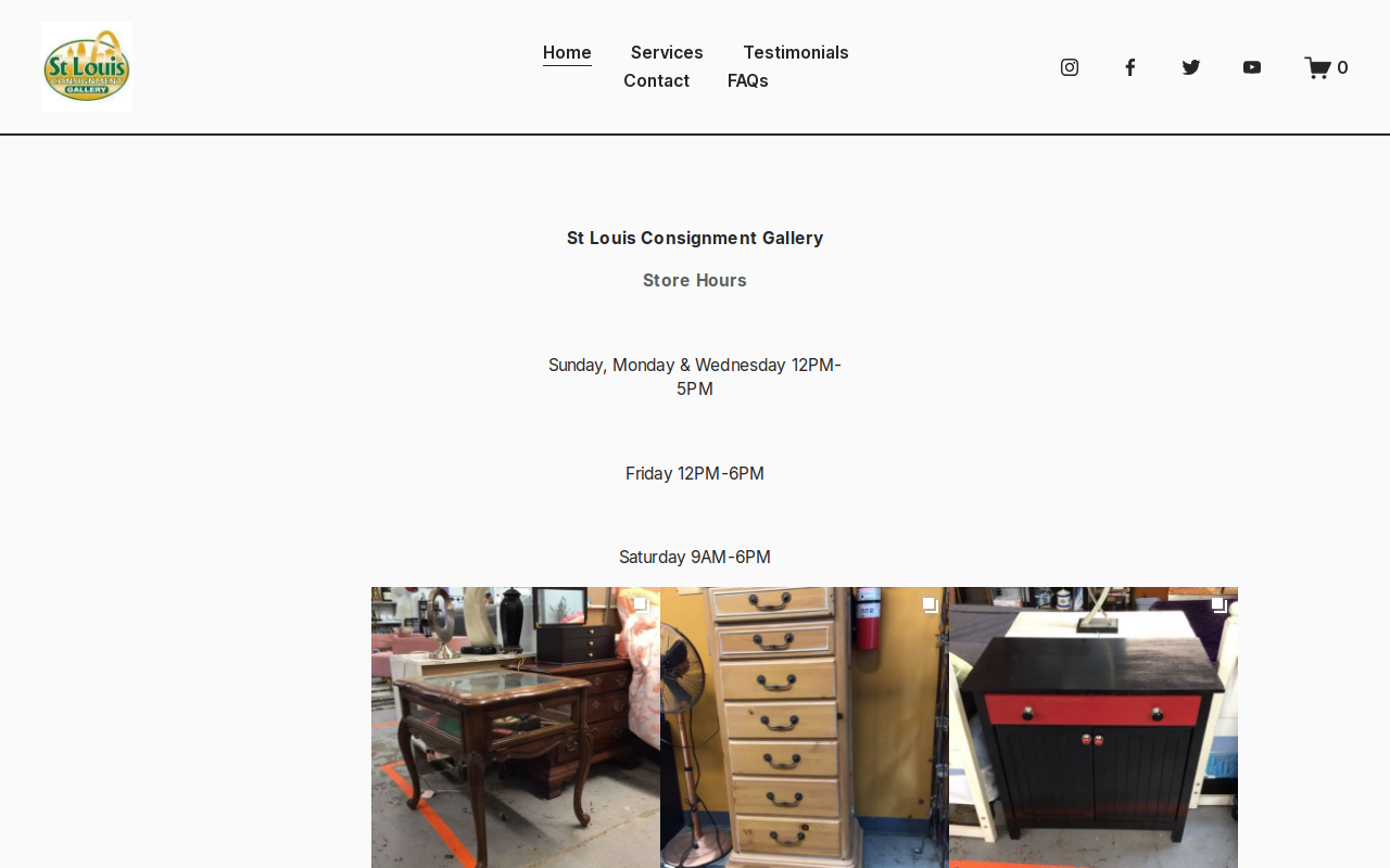 St. Louis Consignment Gallery website preview